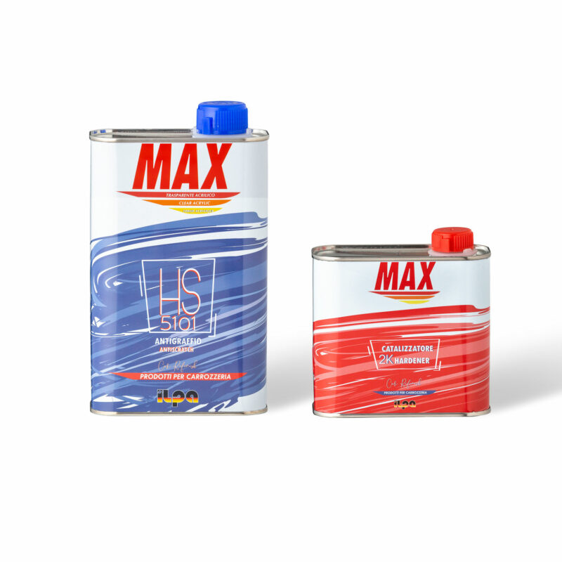 Max trasparente acrilico HS Antigraffio LT1 e Catalizzatore LT0.5